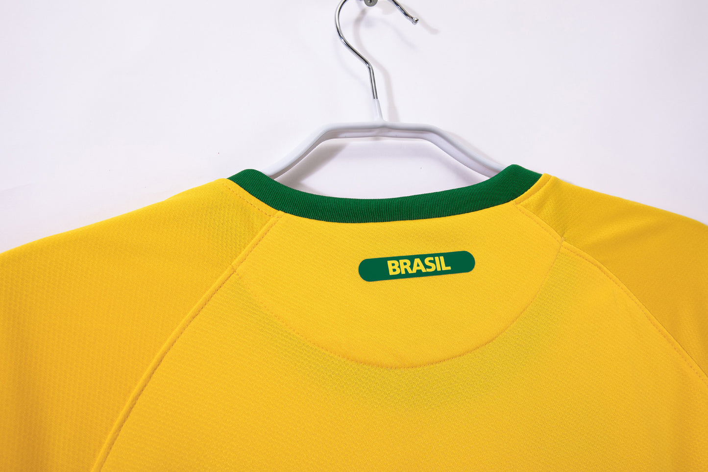 Camiseta Brasil Nike Local 2010/11 – Amarilla/Verde (Dri-FIT)