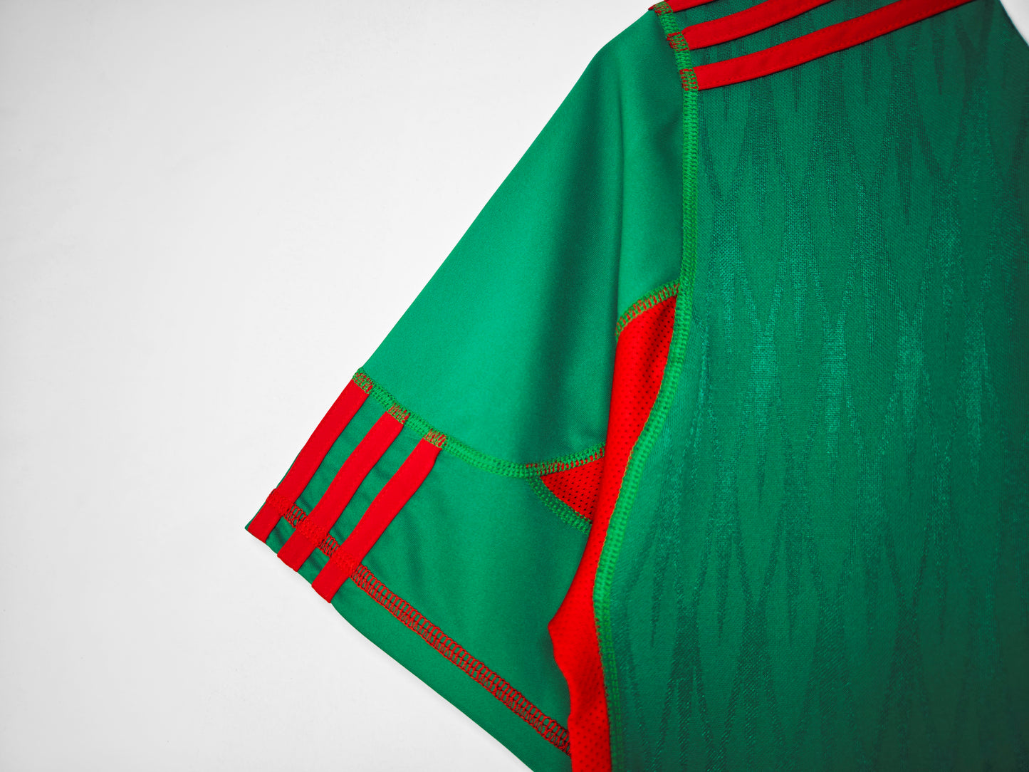 Camiseta México adidas Local 2006/07 (Mundial Alemania 2006) – Verde con cuello blanco/rojo (Climacool)