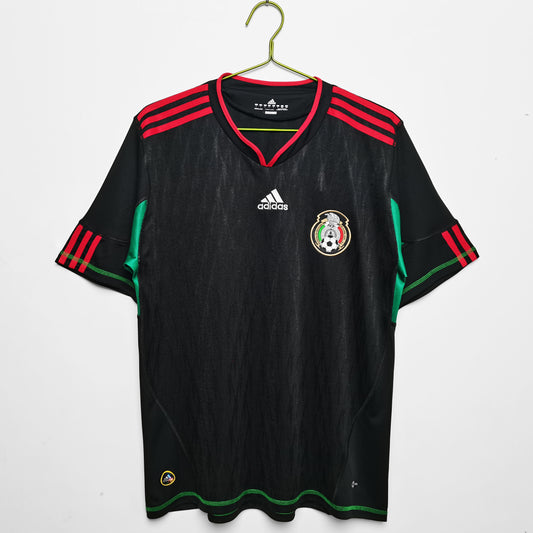 México adidas — Home negra 2009-10 | Sudáfrica 2010 (Chicharito & Rafa Márquez)