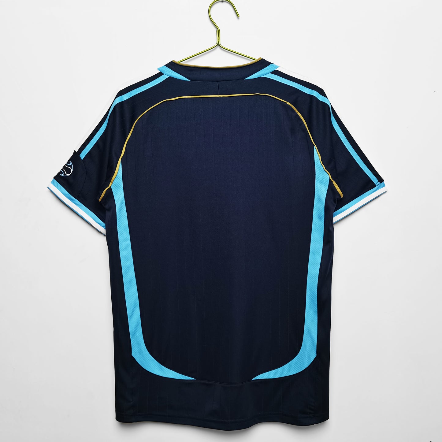Argentina AFA adidas — Away azul marino 2006 | Mundial Alemania ’06 (Riquelme, Messi & Ayala)