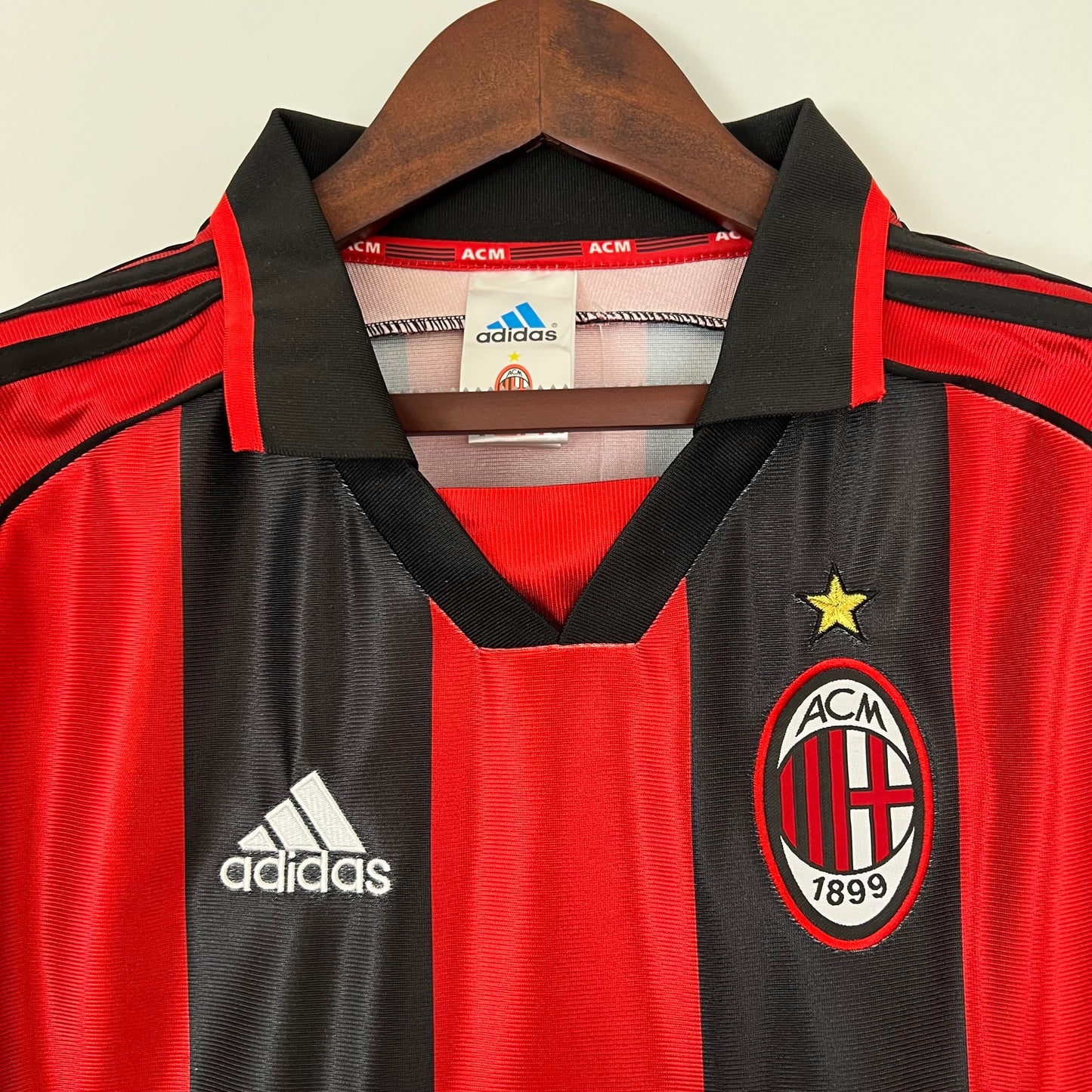 AC Milan 2000–02 Home “OPEL” — adidas rossonero