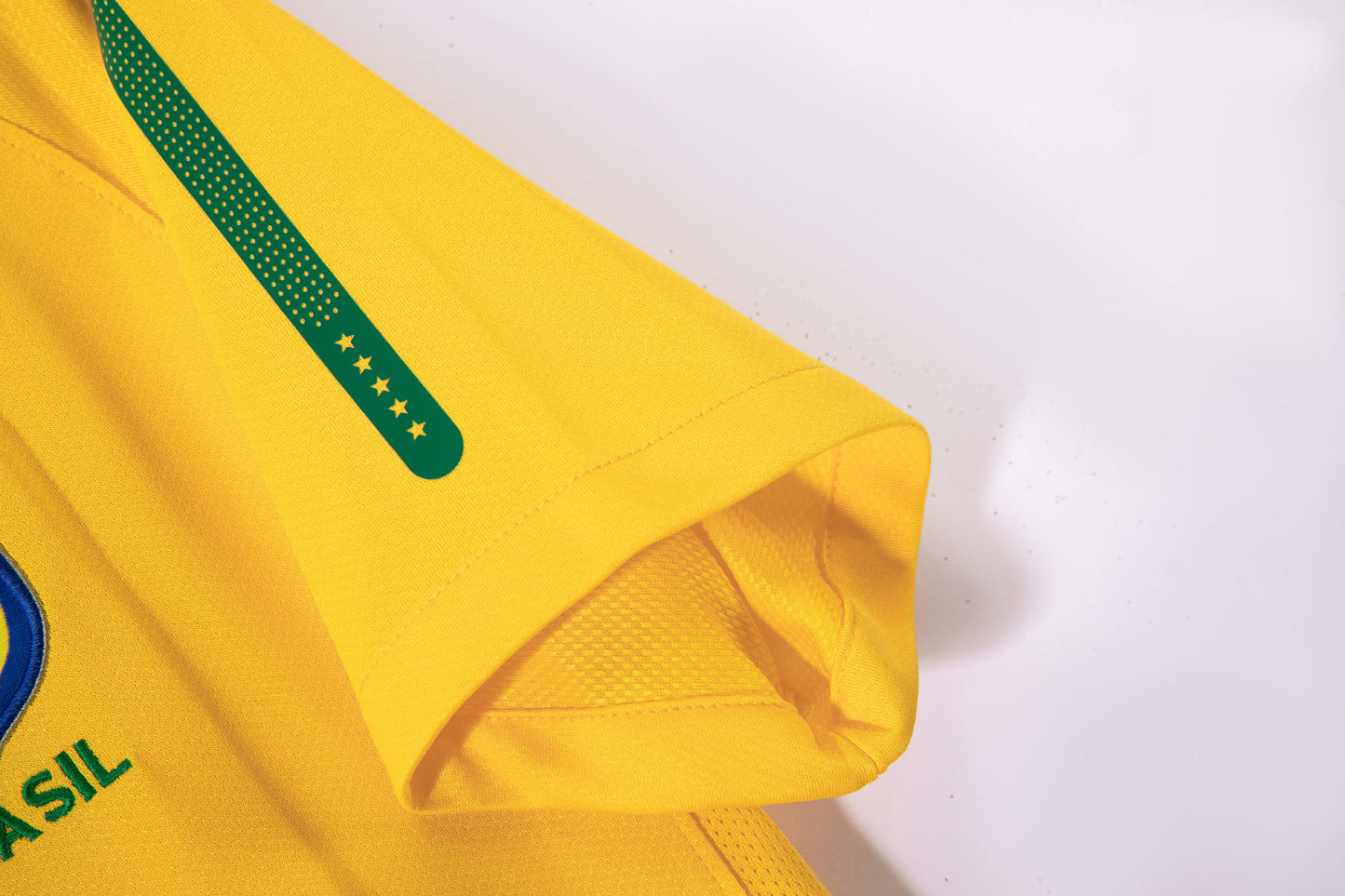 Camiseta Brasil Nike Local 2010/11 – Amarilla/Verde (Dri-FIT)