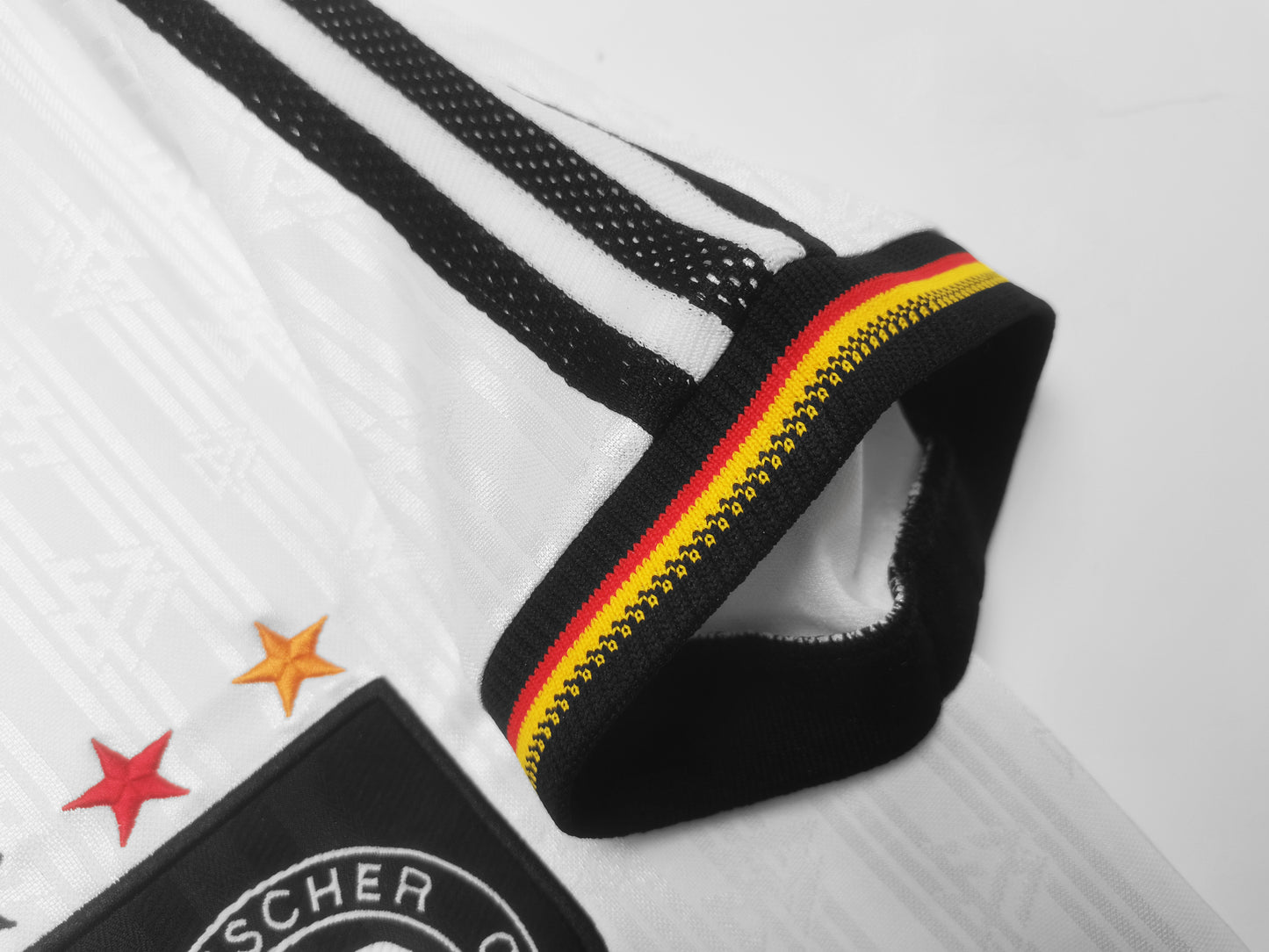 Alemania DFB adidas — Home blanco 3 estrellas | Estilo finales 90s, era Euro ’96 & Francia ’98