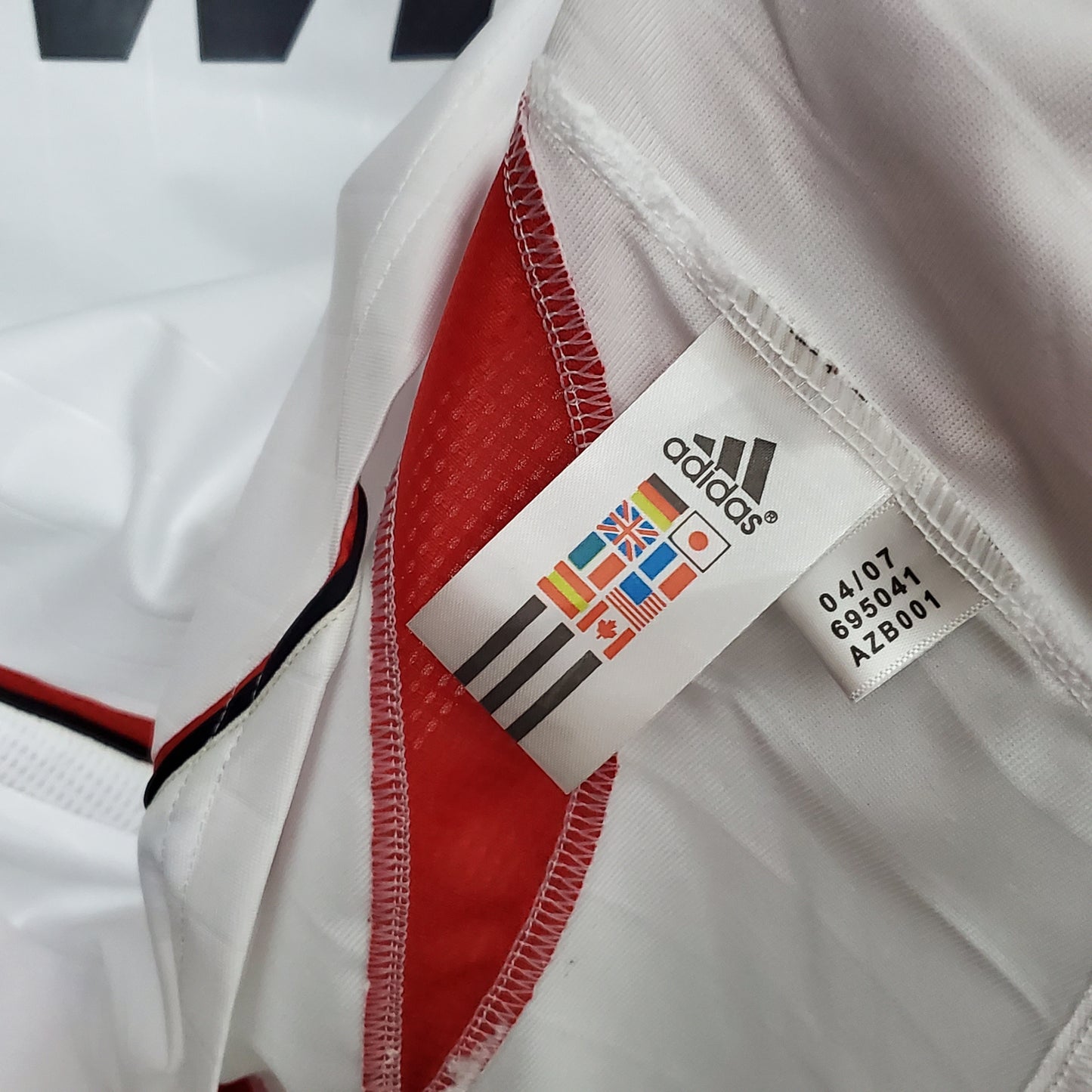 AC Milan “Bwin” Final Atenas 2007 — Camiseta away Adidas blanca (Formotion)