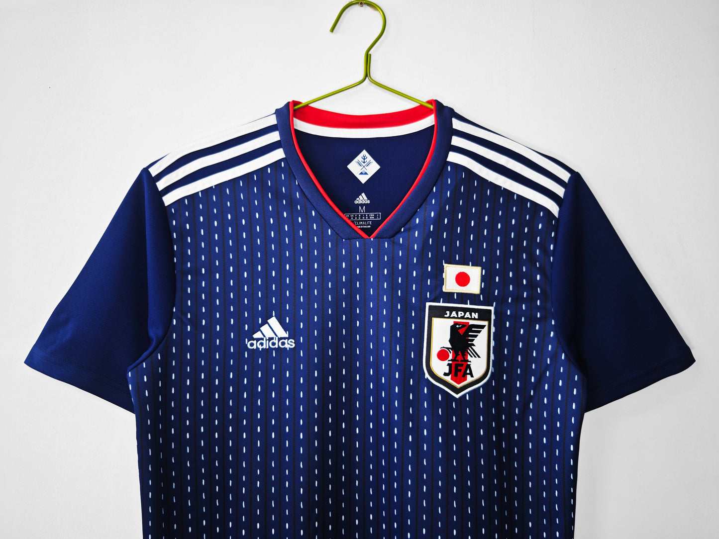 Camiseta Japón adidas Local 2018/19 (Rusia 2018) – Azul marino con patrón “sashiko” – Climalite