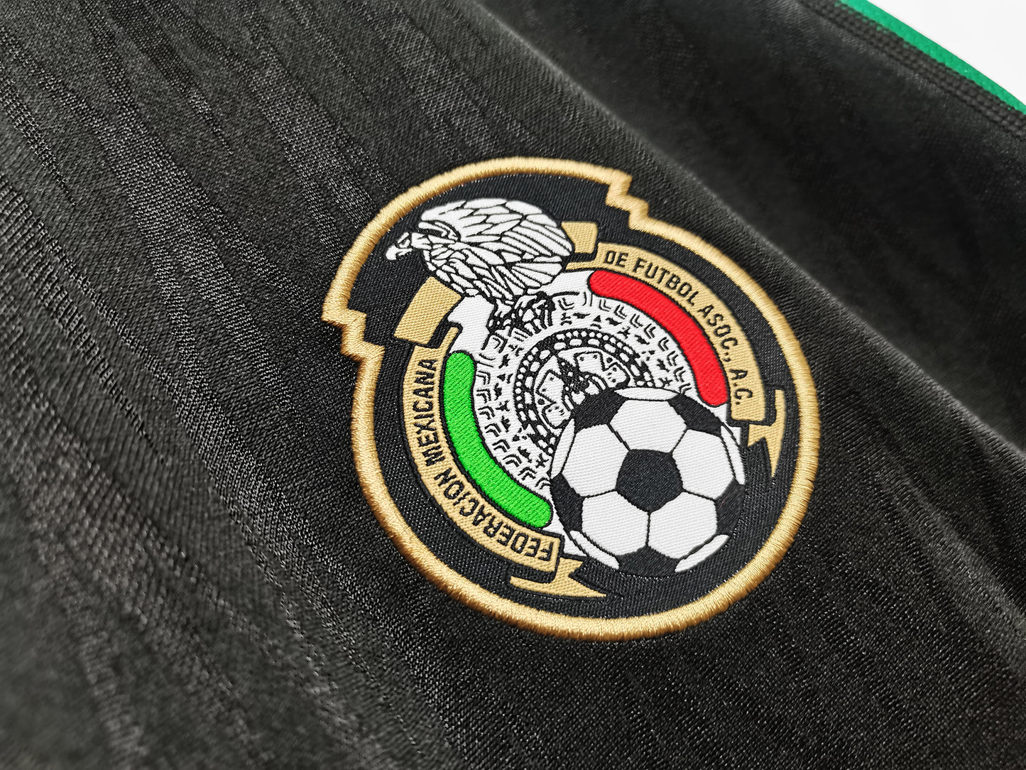 México adidas — Home negra 2009-10 | Sudáfrica 2010 (Chicharito & Rafa Márquez)