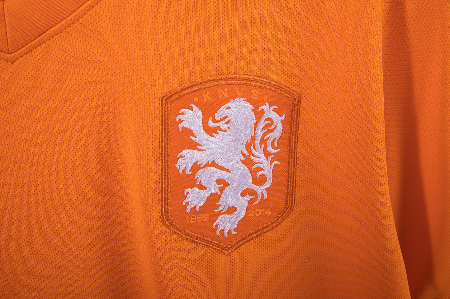 Camiseta Países Bajos Nike Local 2014/15 – Naranja (Dri-FIT)