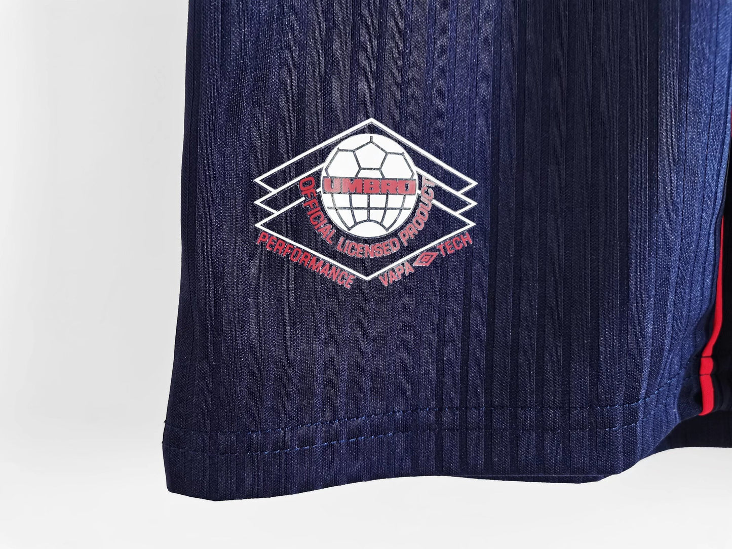 Camiseta Escocia 1999-01 Home Azul Marino – Umbro (play-off vs. Inglaterra, Collins & Hutchison)