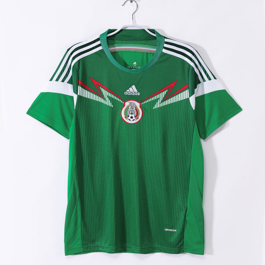 Camiseta México adidas Local 2008/09 – Verde con “rayos” en el pecho (Climacool)