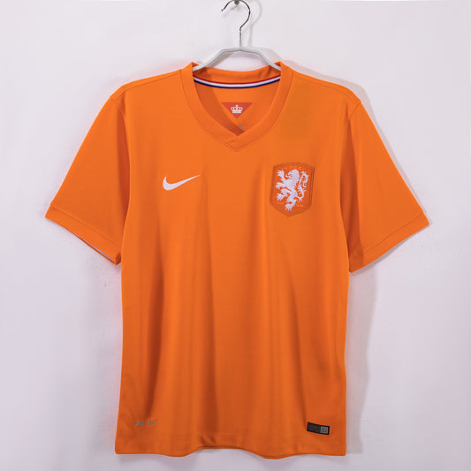 Camiseta Países Bajos Nike Local 2014/15 – Naranja (Dri-FIT)