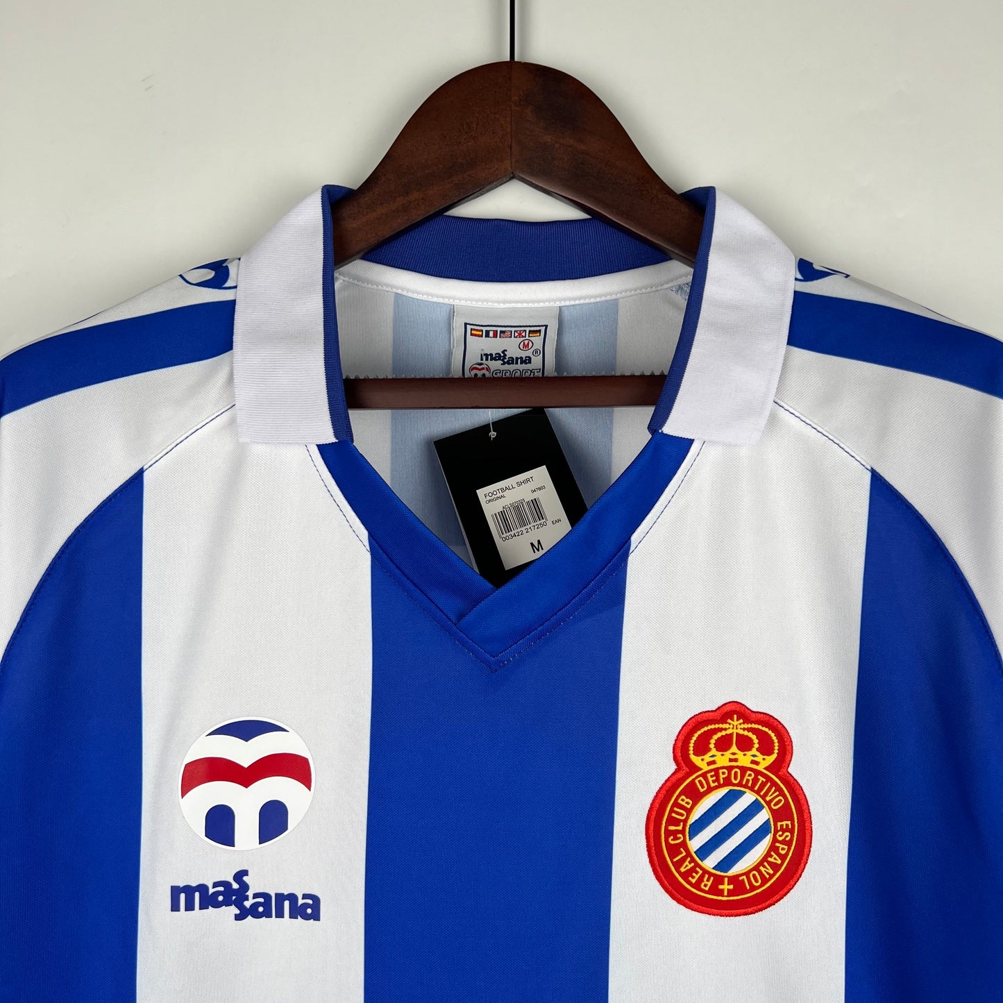 RCD Espanyol 1992-93 Home Massana – Retro clásico sin sponsor
