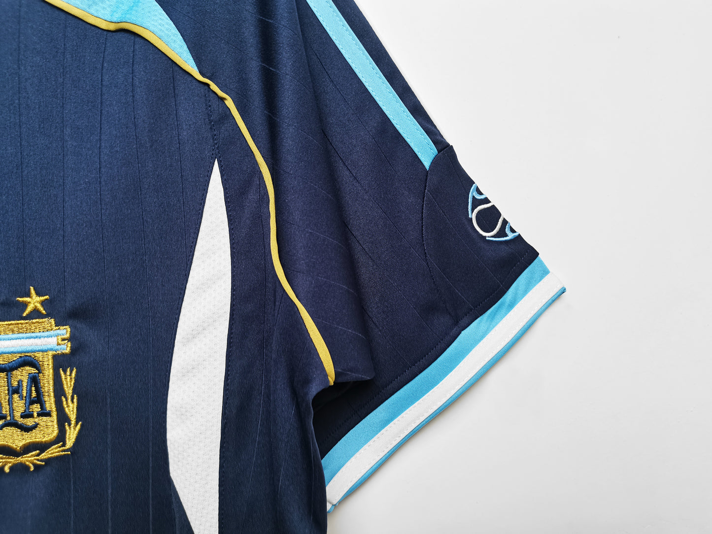 Argentina AFA adidas — Away azul marino 2006 | Mundial Alemania ’06 (Riquelme, Messi & Ayala)