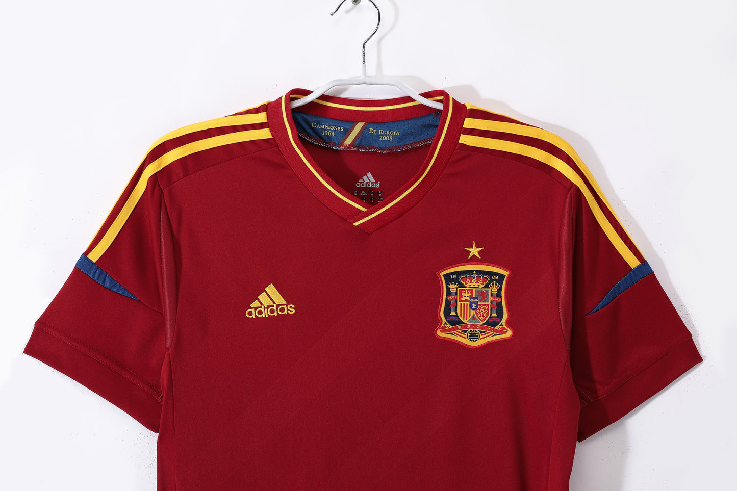 Camiseta España adidas Local 2012/13 (Euro 2012) – Roja con una estrella (Climacool)