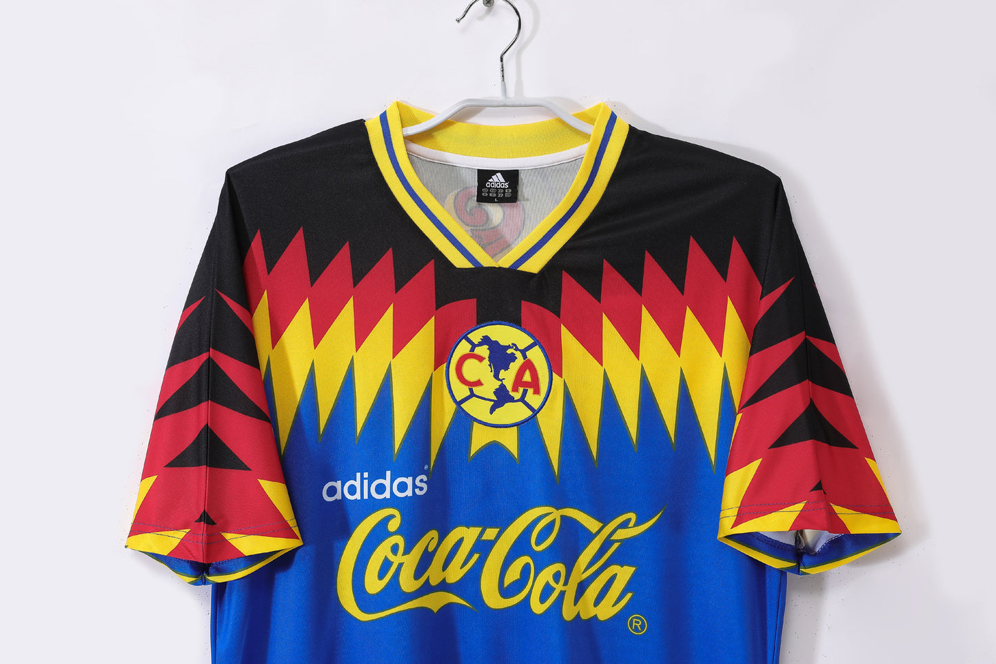 Camiseta Portero Jorge Campos “Sol” – ABA Sport 1995–1997 – Multicolor