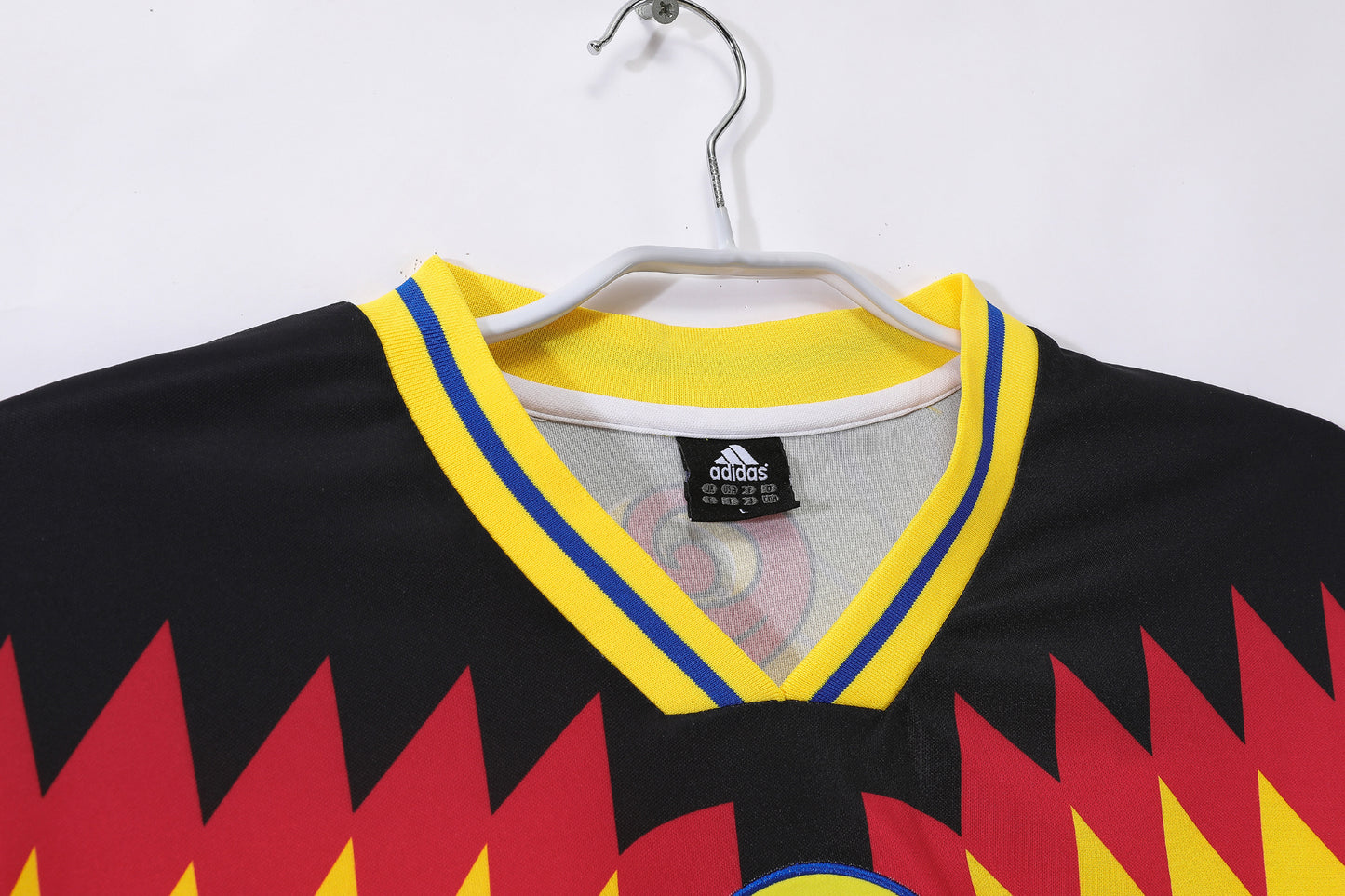 Camiseta Portero Jorge Campos “Sol” – ABA Sport 1995–1997 – Multicolor