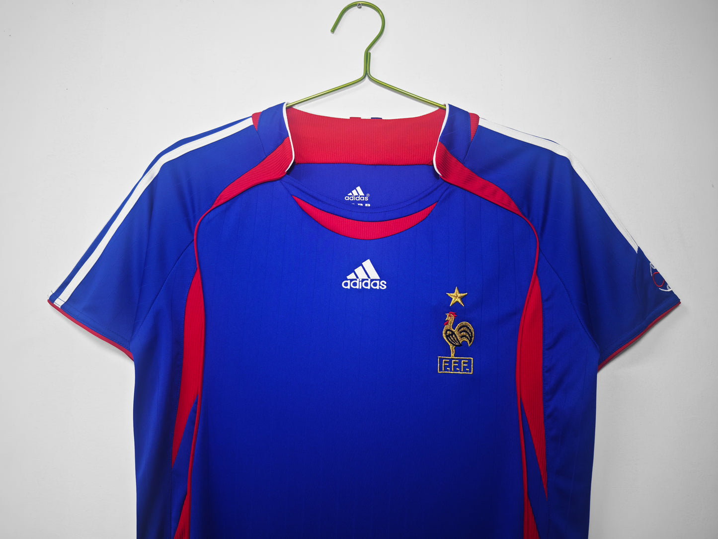 Camiseta Francia adidas Local 2006/08 (Mundial 2006) – Azul con detalles rojos y blancos – Climacool
