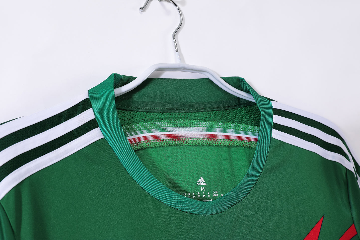 Camiseta México adidas Local 2008/09 – Verde con “rayos” en el pecho (Climacool)