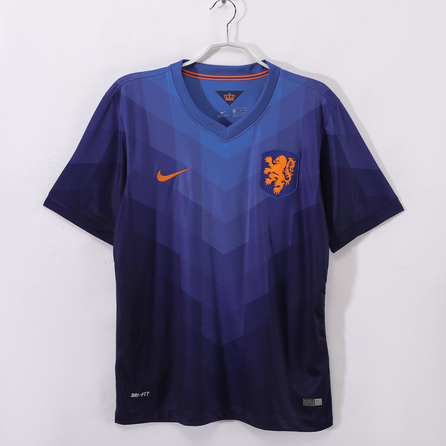 Camiseta Países Bajos Nike Visitante 2014/15 – Azul/Púrpura (Dri-FIT)