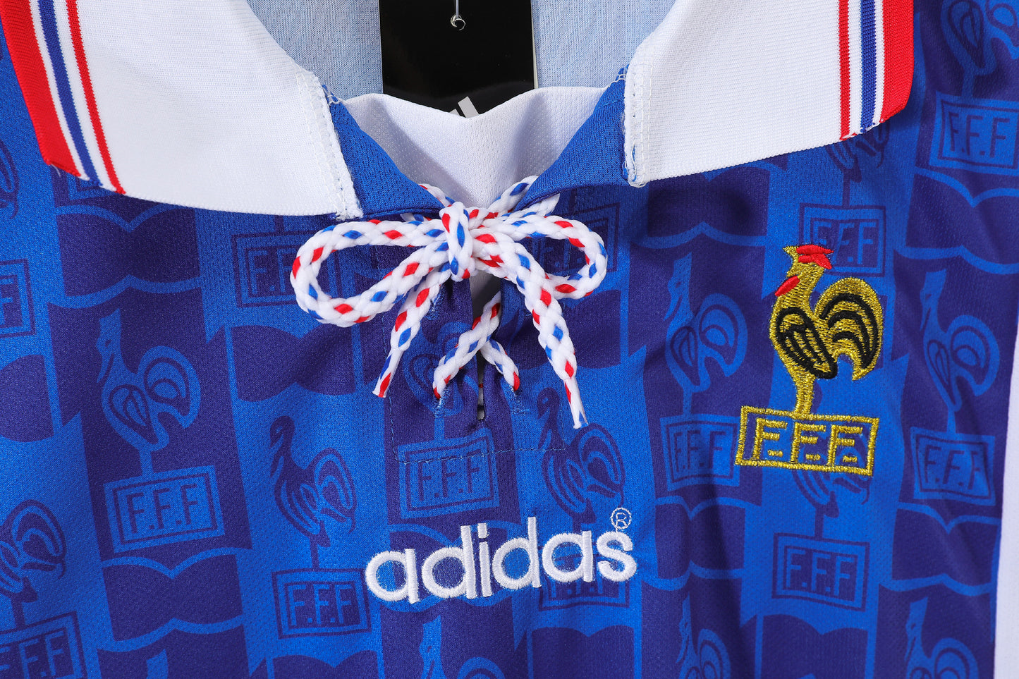 Francia 1994–96 Home (Azul con cordones) – adidas