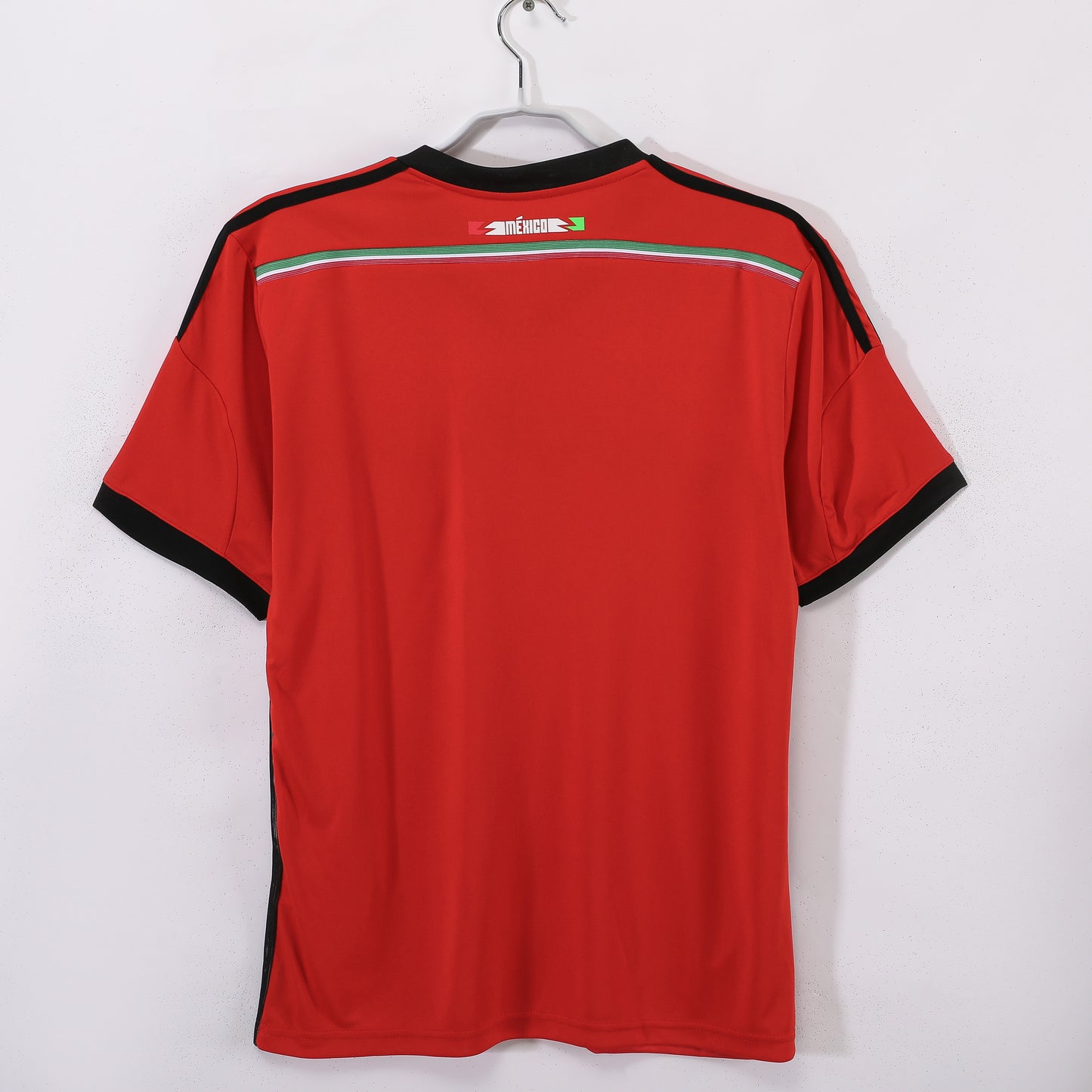 Camiseta México adidas Visitante 2014/15 – Roja con rayo negro (Climacool)