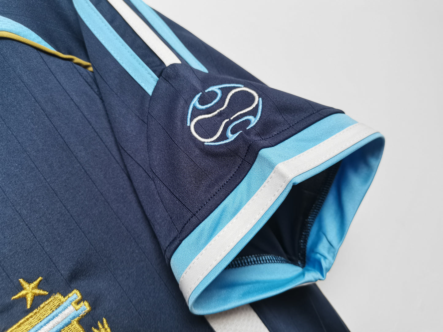 Argentina AFA adidas — Away azul marino 2006 | Mundial Alemania ’06 (Riquelme, Messi & Ayala)
